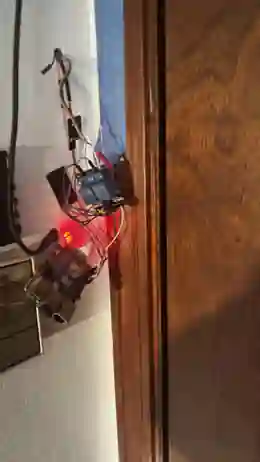 Raspberry Pi 4B and relay module used for AC and pellet-stove controls.